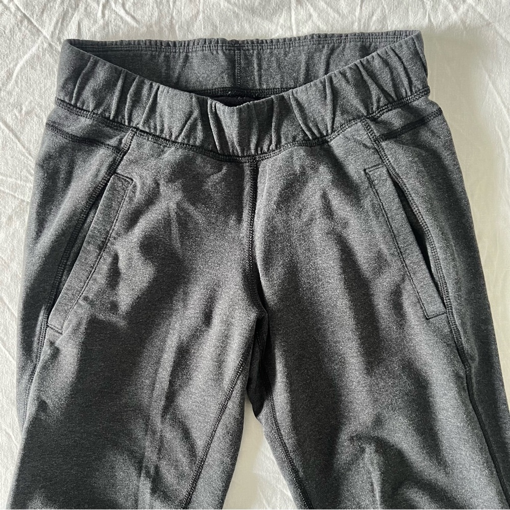 lululemon Heather Grey Jogger Sweatpants - Picture 3 of 6